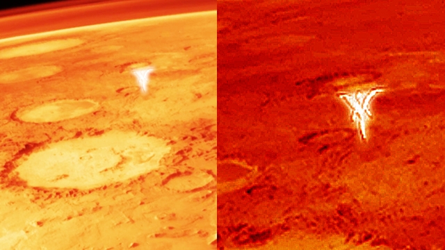 Марсоход зафиксировал на Марсе «светящихся ангелов с крыльями»