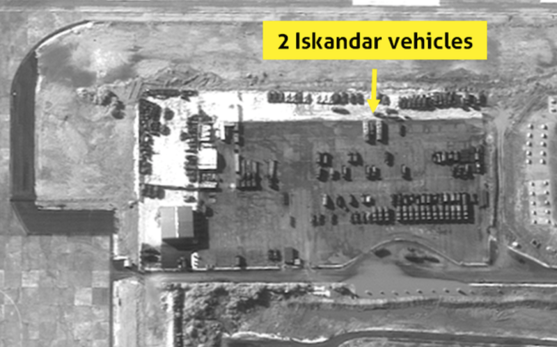 Появились снимки "Искандеров-ихтамнетов", которые в Сирии поймал израильский спутник