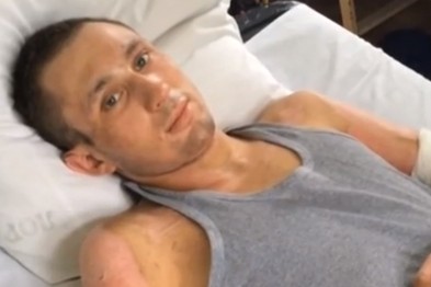 В Одессе пограничнику, пострадавшему под Мариуполем, чиновники не передают денег на лечение