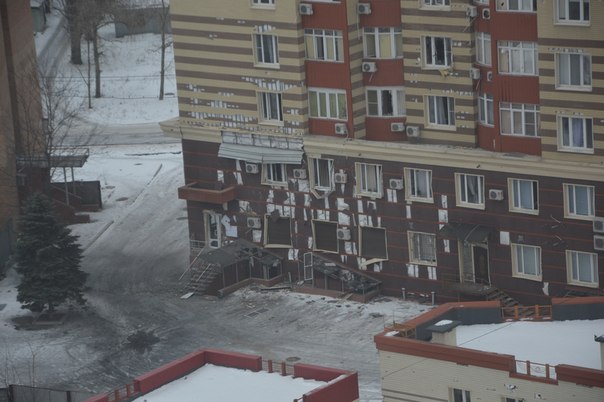 Как выглядит проспект Панфилова в Донецке после обстрела