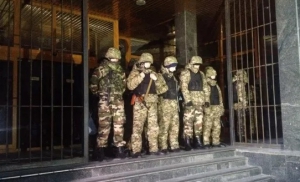 СМИ: здание «Укрнафты» охраняют бойцы батальона «Днепр-1»