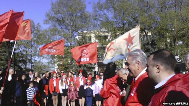 В оккупированном Севастополе пророссийские активисты пытаются возродить коммунизм