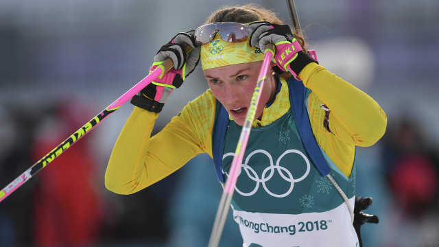 22-летняя биатлонистка из Швеции Эберг сенсационно взяла "золото" Олимпиады, оставив позади фавориток гонки, – известны результаты Украины