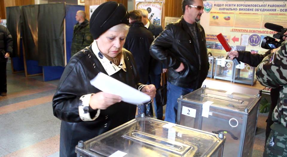 ДНР: часть избирательных участков сегодня не открылась из-за боев