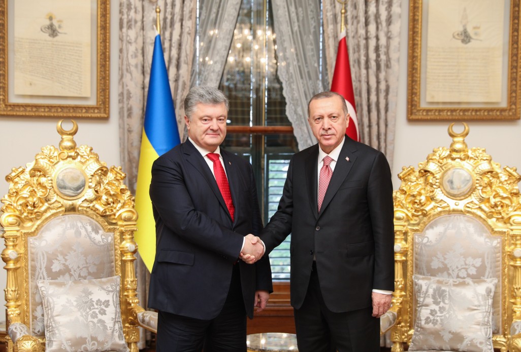 Эрдоган на встрече с Порошенко: Крым – это Украина, Турция никогда не признает российскую оккупацию Крыма