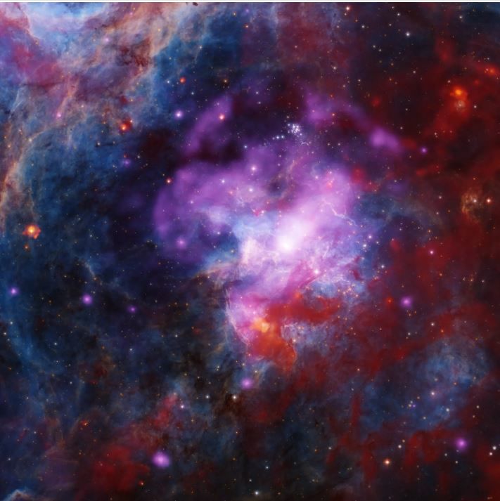 Ученые NASA показали, как выглядит взрыв двух звезд