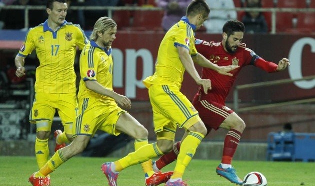 Испания - Украина - 1:0. Видео гола и обзор всего матча