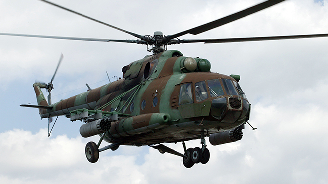 В Москве упал вертолет Ми-8Т, в МЧС пока не подтверждают