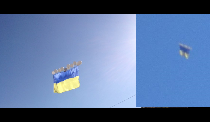 Украина возвращается на Донбасс: патриоты запустили флаг Украины в небе над Донецком - фото привели соцсети в восторг 