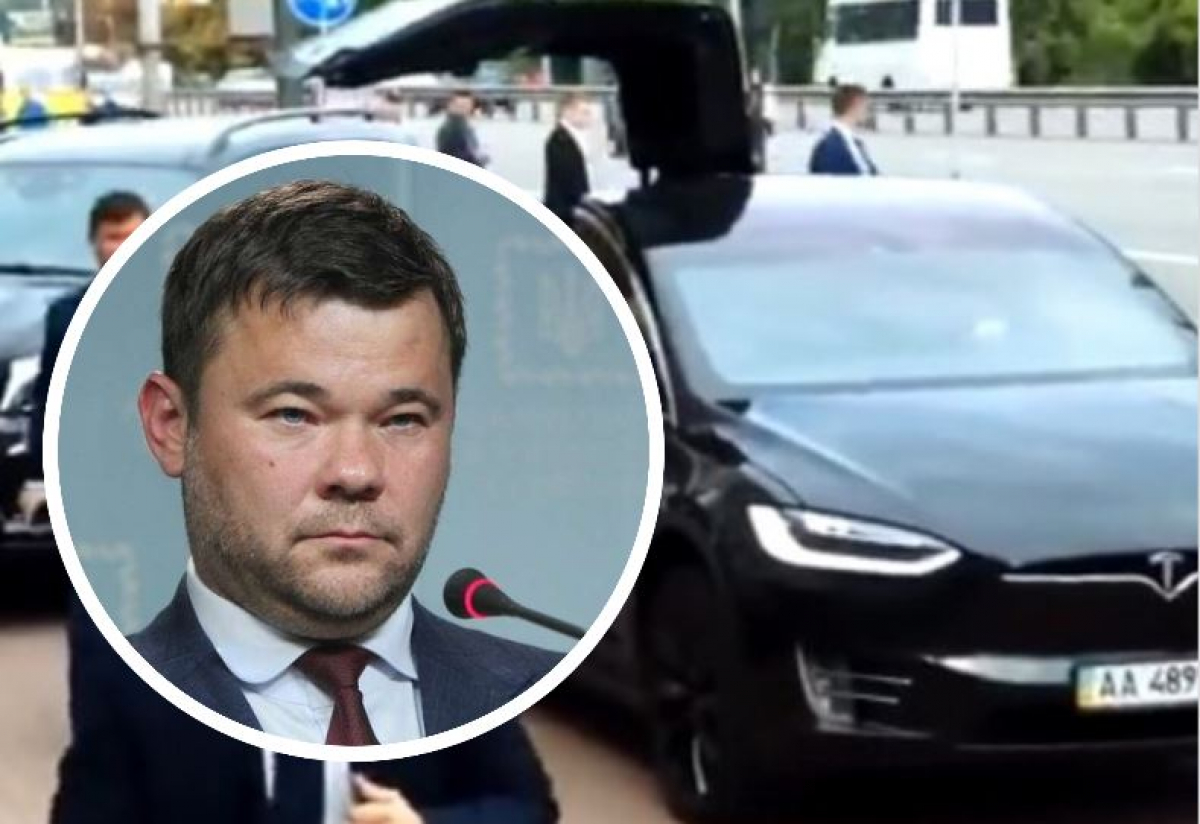 В Киеве подожгли Tesla экс-главы Офиса президента Андрея Богдана 