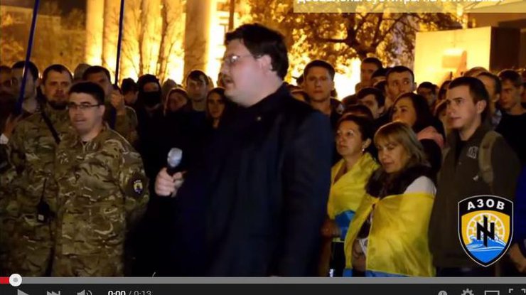 Видео: «воскресший» Круг выступил перед полком «Азов»