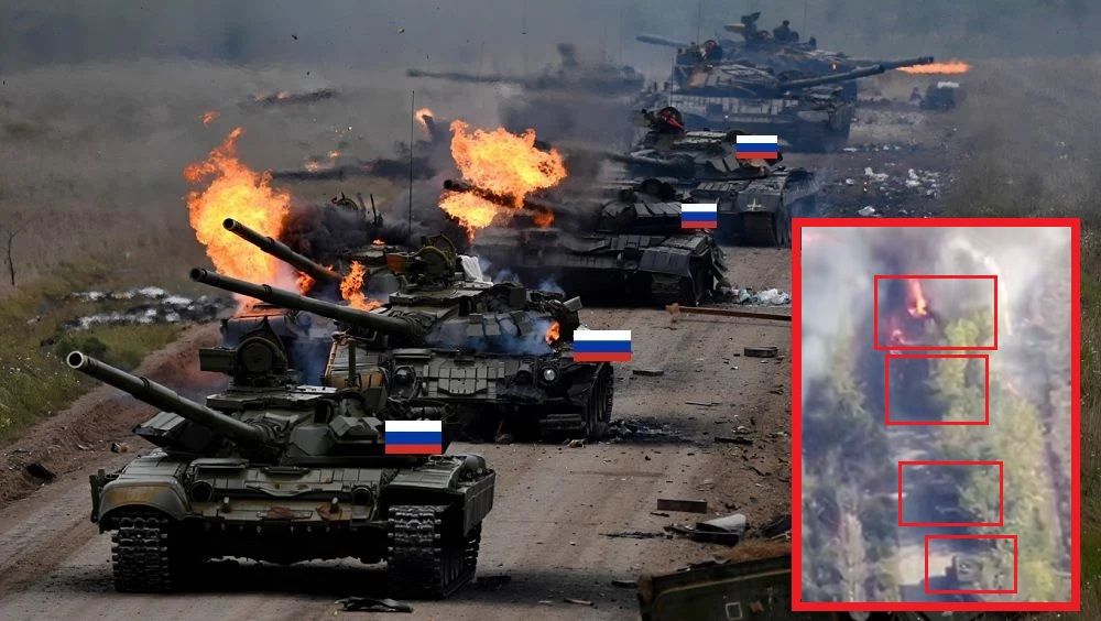 ВСУ из "Хаймарсов" разгромили колонну россиян под Покровском: много погибших, техника горит