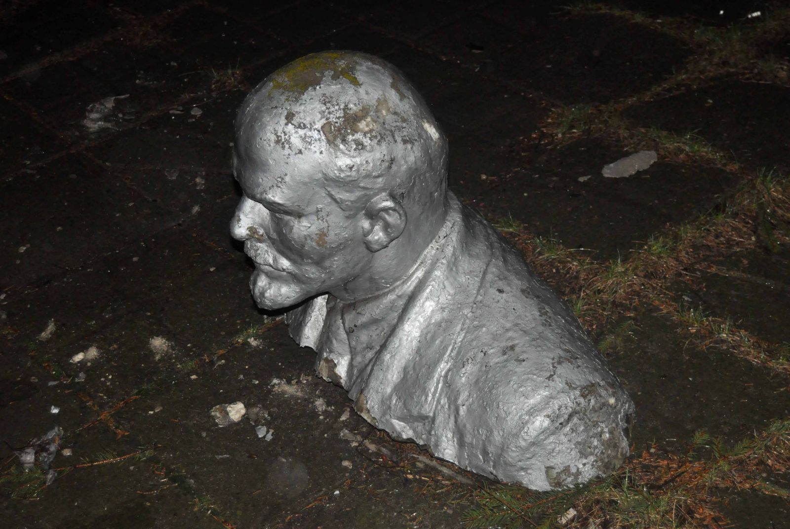 В Запорожской области упали сразу четыре Ленина