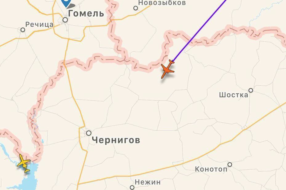 ​Процесс пошел: cпецборт России вошел в воздушное пространство Украины
