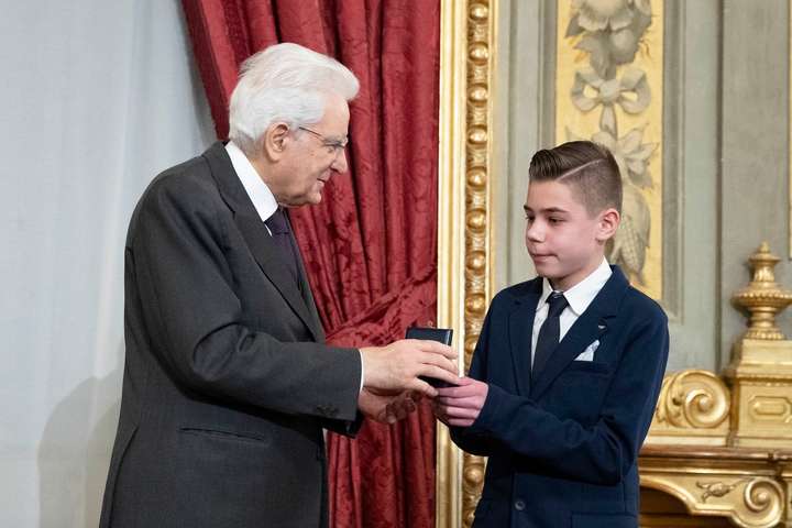 ​14-летний украинец-вундеркинд Моряк получил награду из рук президента Италии - подробности