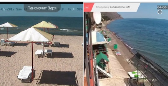 Тихий час, или квест "Найди туриста на пляжах оккупированного Крыма": веб-камеры показали унылое и безлюдное побережье аннексированного полуострова