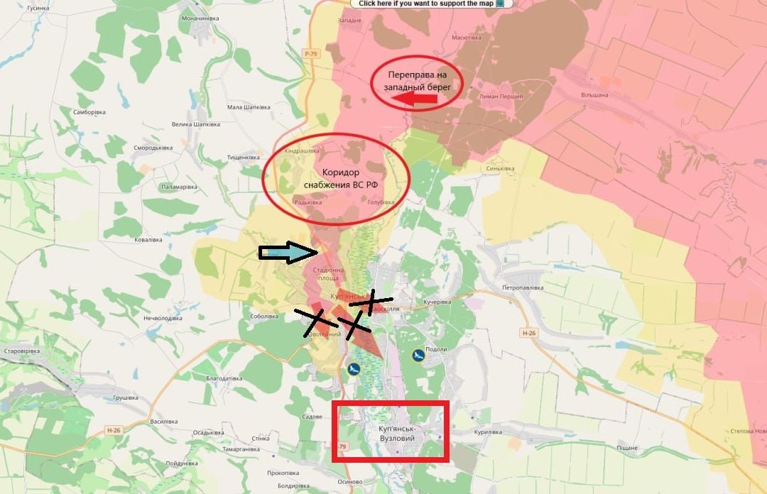 Наступление России под Купянском захлебнулось: ВСУ перерезали логистику и выбивают россиян - СМИ
