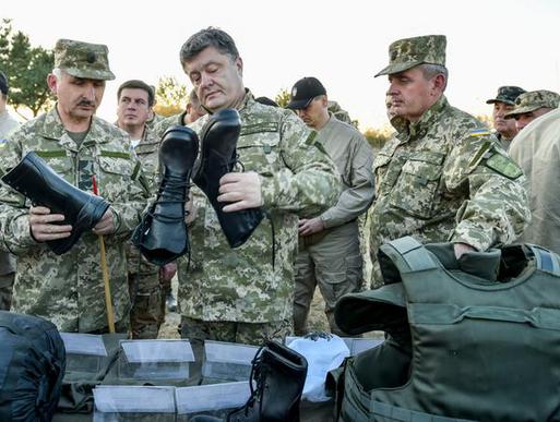 ​Привет Порошенко: “новая” форма бойцов АТО плавится даже около буржуйки, - военные