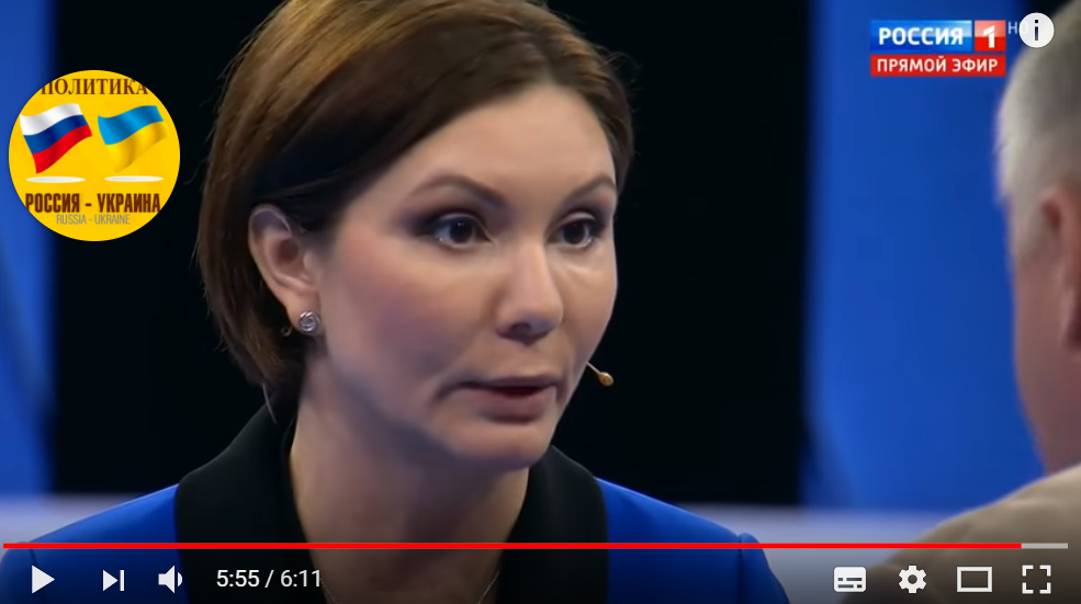 Бондаренко бросилась оскорблять Украину на российском ТВ из-за Донбасса: в Сети опубликовано видео истерики одиозной "регионалки" - кадры 