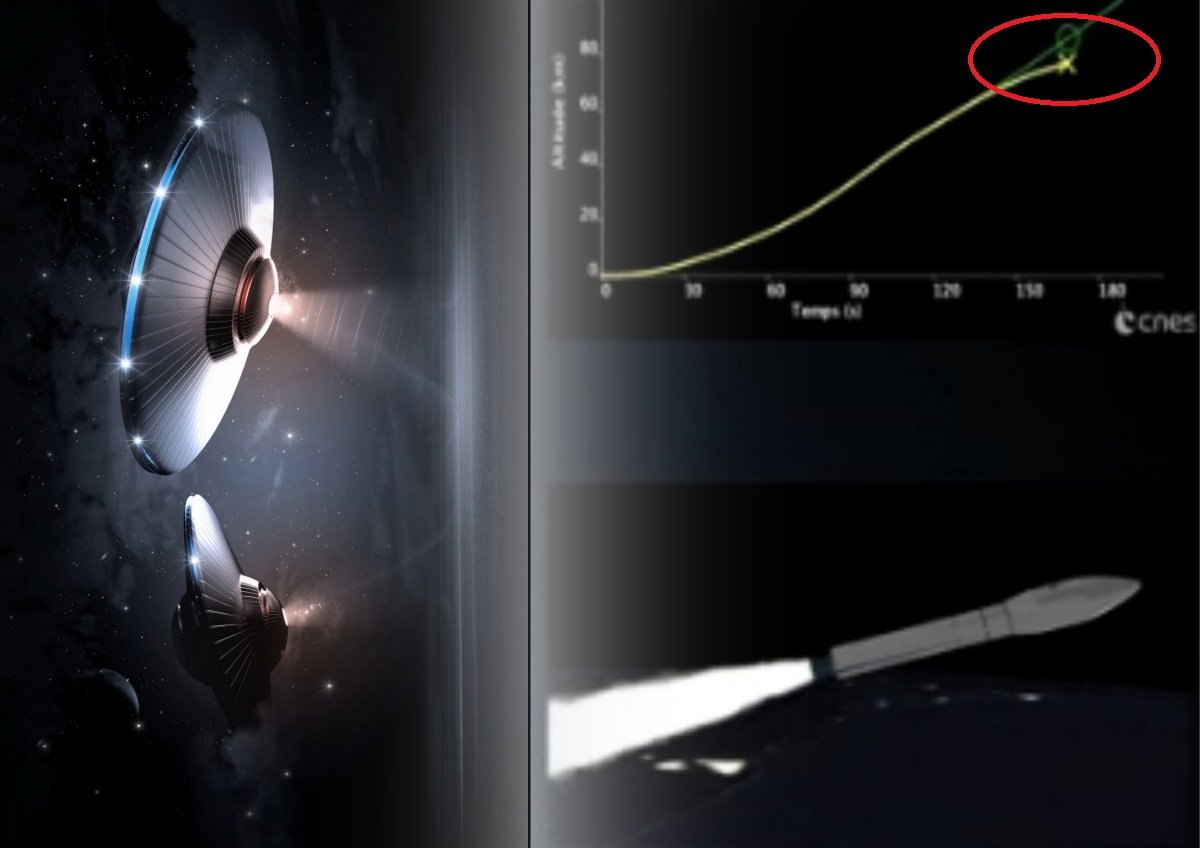  Пришельцы атаковали FalconEye1, сбив с курса ракету-носитель VEGA: обнародовано видео 