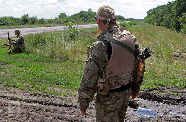 Блокпост украинской армии под Мариуполем вынужденно отодвинут на восток