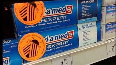 Супермаркеты Литвы решили маркировать товары из России колорадским жуком