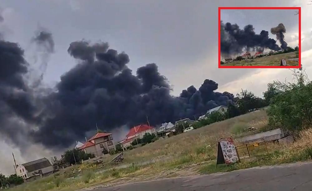 "У россиян подгорает, есть!" - жители Новой Каховки публикуют видео подрыва оккупантов после артудара ВСУ
