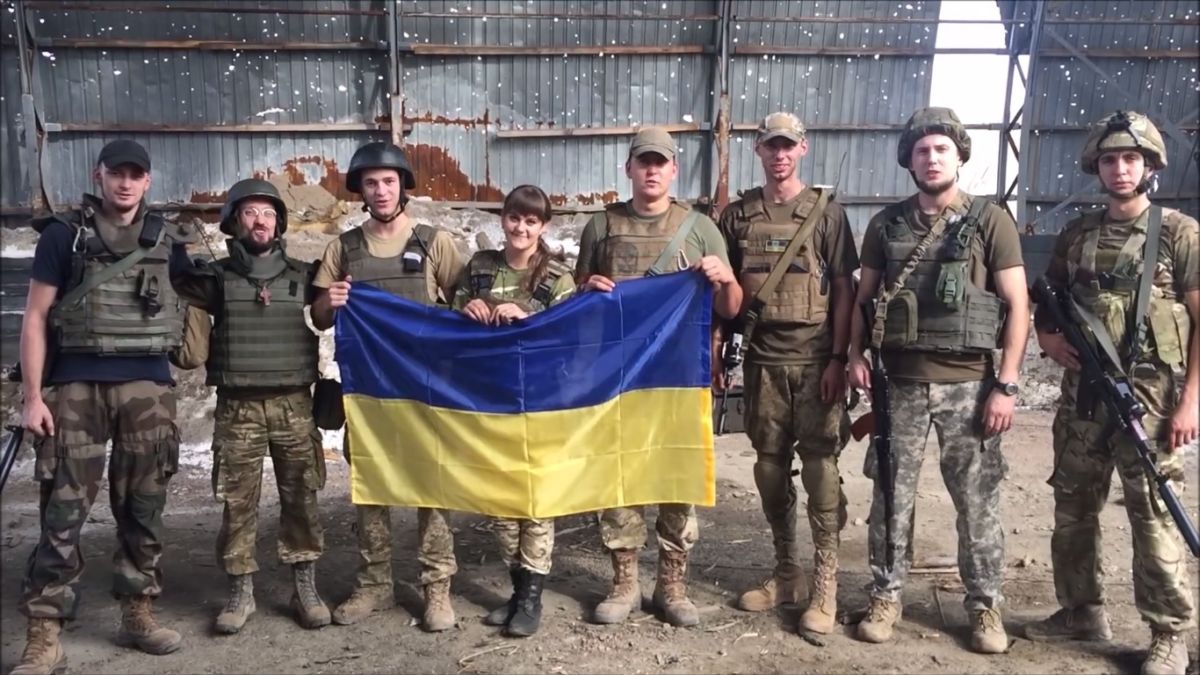 "Слава Украине! С Днем независимости!": опубликованы кадры, как герои, стоящие насмерть за свою Родину, поздравили украинцев с Днем независимости