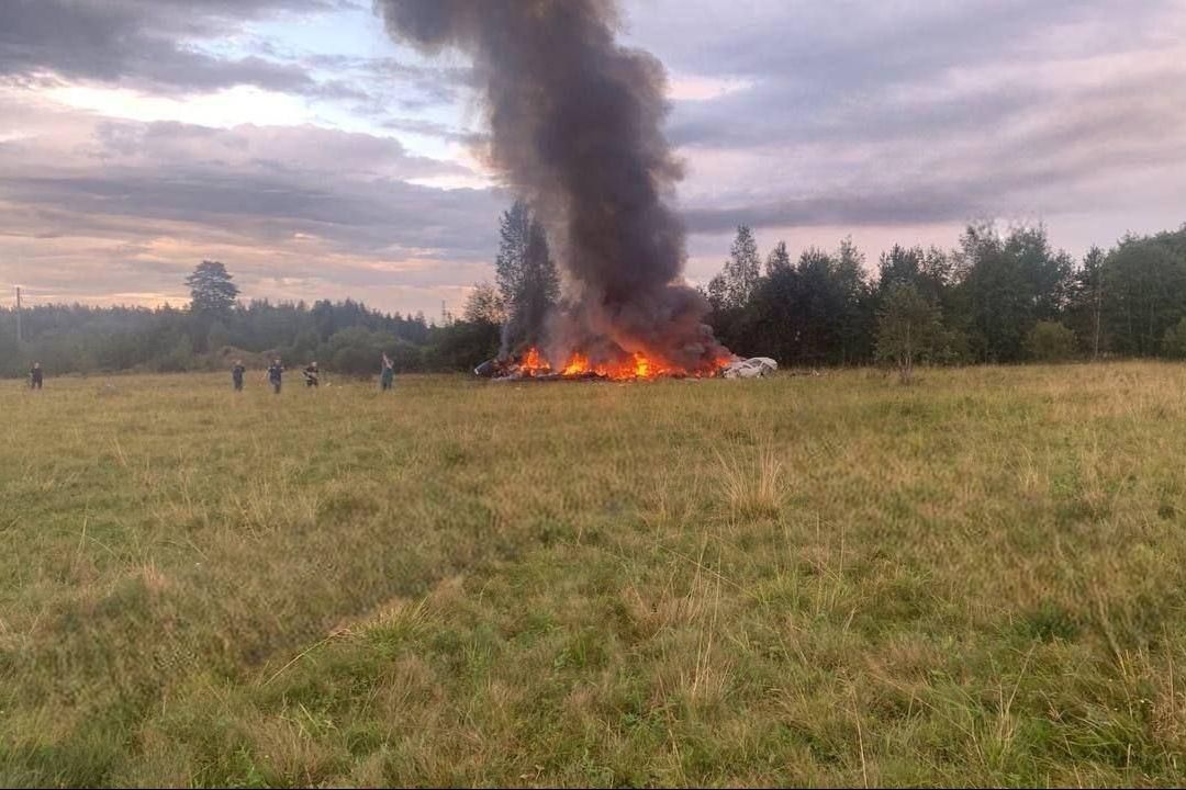 ​Под Тверью разбился бизнес-джет Пригожина, 7 человек погибли - росСМИ
