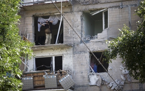 Как выглядит Киевский район после обстрела 15.09. Видео