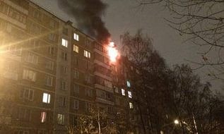 Видео пылающей квартиры Гиви в Донецке: горит жилье главаря бандформирования ДНР "Сомали"