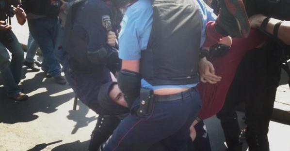 ​МВД озвучило причину задержания парней на митинге КПУ в Киеве