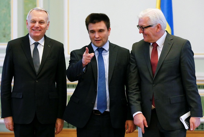 Министры иностранных дел Украины, Германии и Франции провели переговоры в Киеве