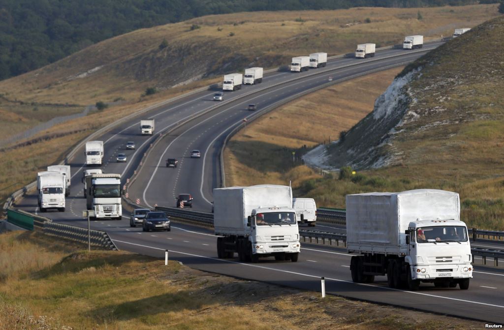 Все грузовики гуманитарной помощи РФ вернулись в Россию