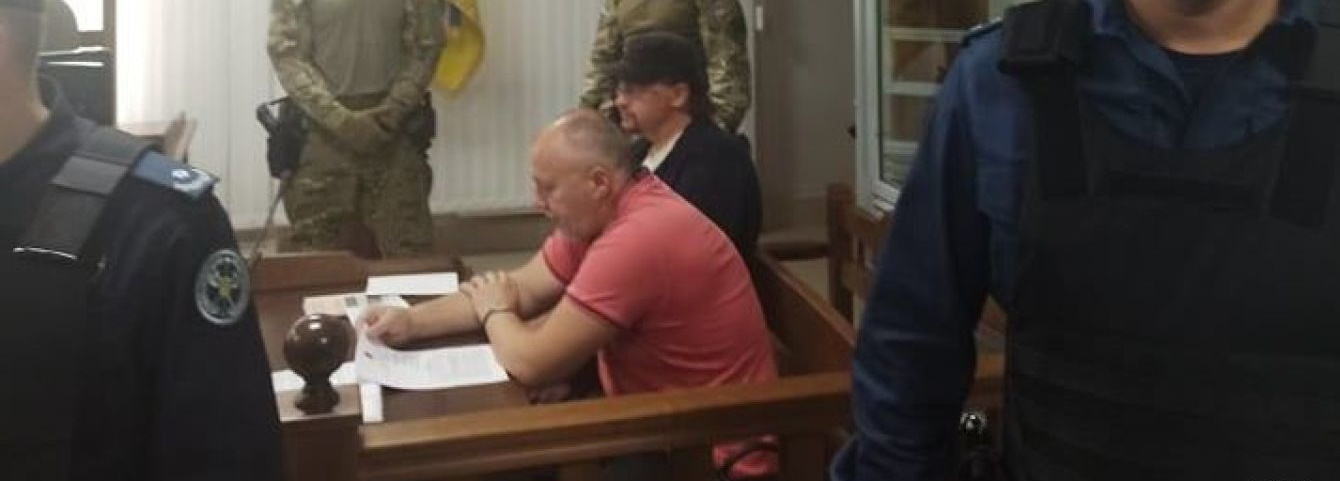 В Луцке проходит суд над Максимом Кривошем: террористу выбирают меру пресечения