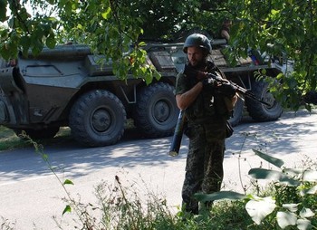 Минобороны: Бойцы АТО уничтожили танк и живую силу ополченцев в Луганской области