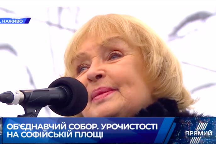 "Крылья у нас уже есть", - Ада Роговцева из Киева трогательно обратилась к защитникам Украины