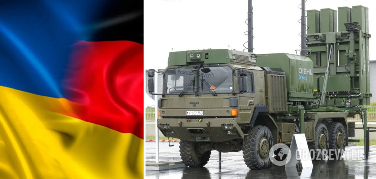 Германия передает военную помощь: ракеты SLM Iris-T и техника