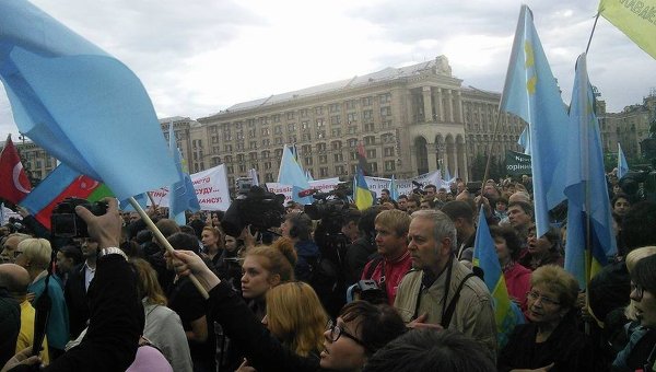 "Нет российской оккупации!": 26 февраля в самом центре Киева пройдет торжественный Марш солидарности с крымскотатарским народом
