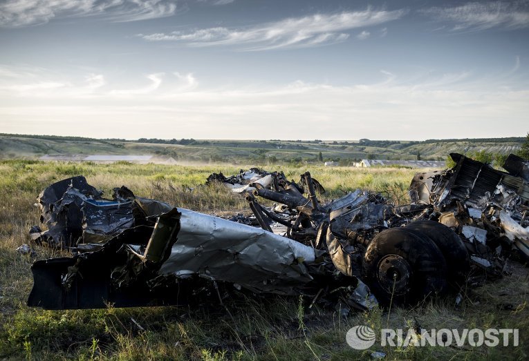 В Луганской области обнаружено место падения сбитого ополченцами АН-26