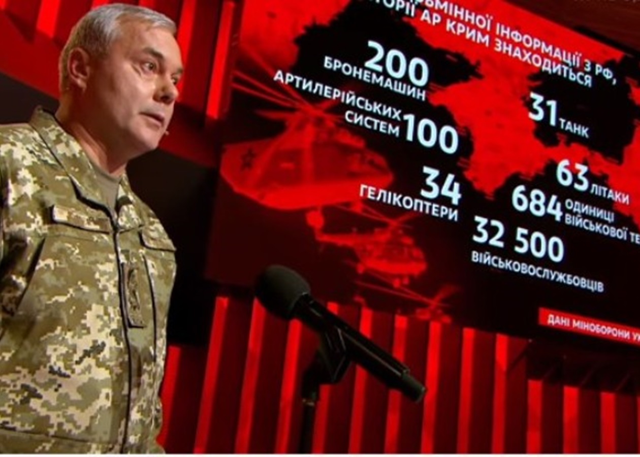 Наев оценил вероятность наступления России из Крыма и пояснил, к чему готовятся ВСУ