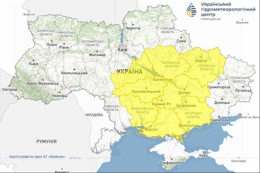 Непогода возвращается в Украину: ливни, град и ветер до 20 м/с