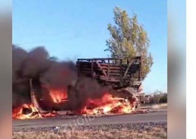 В Херсонской области ВСУ уничтожили российский "Град" – видео взрыва