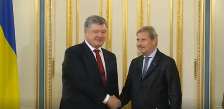 Президент провел встречу с комиссаром ЕС по вопросам европейской политики