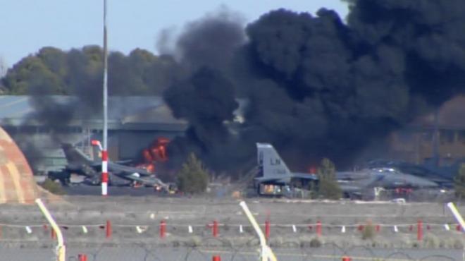 Подробности крушения истребителя НАТО в Испании: погибли 10 человек, 13 - ранены