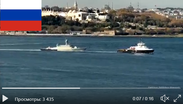 Очередной позор российского флота: новейший ракетный корвет РФ заглох прямо в море - видео взорвало соцсети