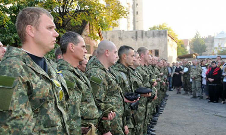 В зону АТО из Прикарпатья отбыл еще один батальон для проведения ротации 