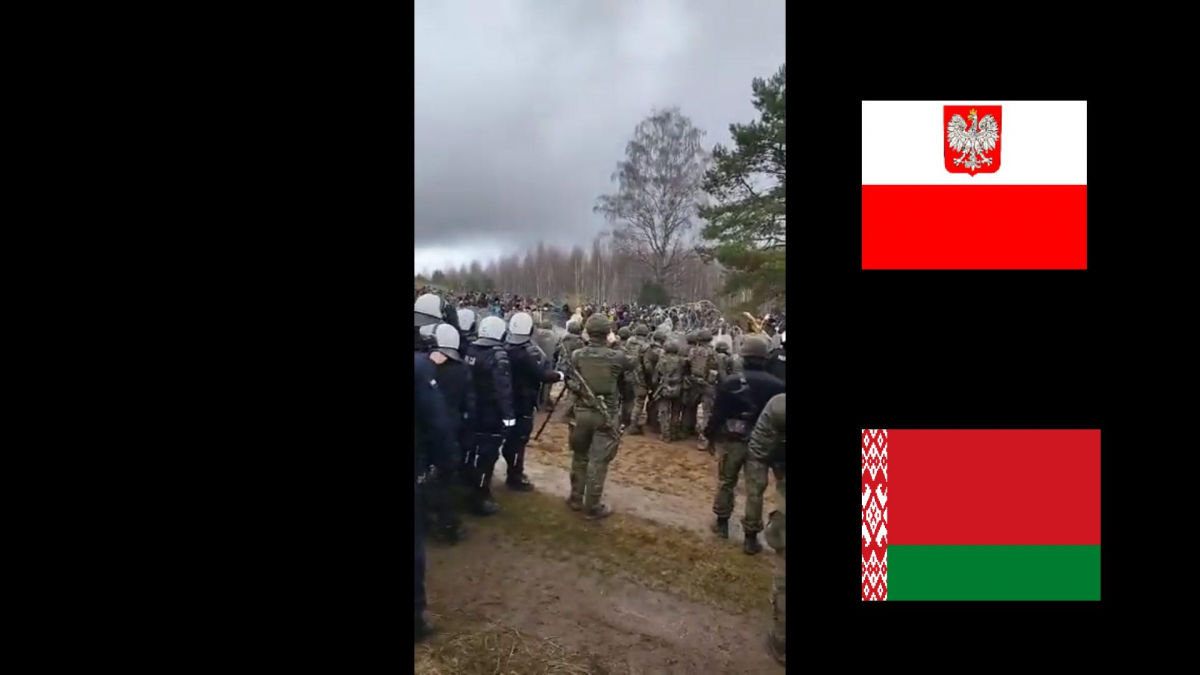 Поляки отбили первую попытку силового прорыва границы – мигранты готовятся к новому штурму