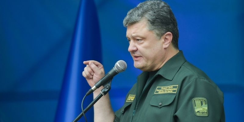 Порошенко: В Донецкой области строятся три линии обороны 
