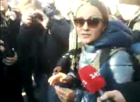 Как в Киеве в преддверии "Славянского марша" задерживали журналистку LifeNews